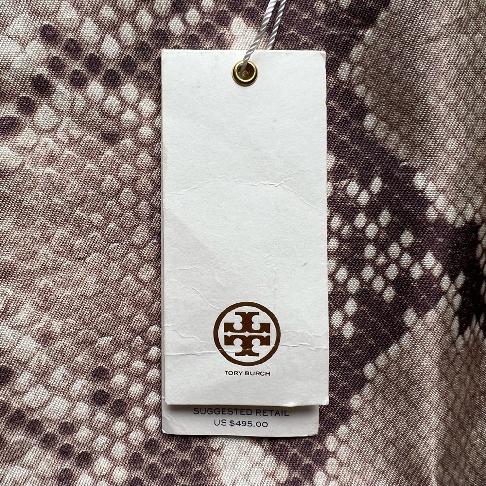 NWT Tory Burch Silk Wool Mikado Wrap Skirt - Picture 4 of 12